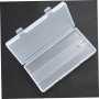 FUNNETOYU 2 Piezas Caja de Almacenamiento de batería Casos de Soporte de batería Almacenamiento Claro de la batería Cajas de