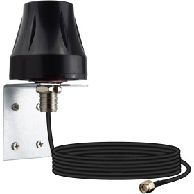 YILIANDUO 4G LTE Antena Exterior 2.4GHz 5.8GHz Banda Dual Omnidireccional 3M RG174 RP-SMA Cable Macho Montaje en Pared para