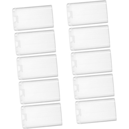 DIYEAH 10Piezas Caja De Almacenamiento De Baterías De Plástico Organizador De Accesorios Electrónicos Resistente para Baterías y