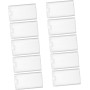 DIYEAH 10Piezas Caja De Almacenamiento De Baterías De Plástico Organizador De Accesorios Electrónicos Resistente para Baterías y