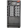Aurgiarme Caja de almacenamiento de batería 116 sin caja de almacenamiento de batería con probador de batería extraíble para