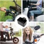 Caja seca impermeable – Caja de batería impermeable para motocicleta, caja de almacenamiento de batería, caja seca resistente y