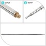 Honseadek Antena telescópica de 5,6 m, antena de onda corta de radio jamón de acero inoxidable para Yagi-GP Amateur Wireless DIY