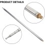 Honseadek Antena telescópica de 5,6 m, antena de onda corta de radio jamón de acero inoxidable para Yagi-GP Amateur Wireless DIY