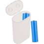 NVOQILIN Estuche de almacenamiento de batería para 2 soportes de baterías 21700, protege y almacena tus baterías limpias y
