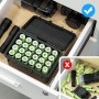 JJC 21700 - Caja de batería resistente al agua para 24 piezas de batería 21700/20700 y todas las baterías de tamaño similar,