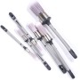 MZSX 6pcs Brocha de Pintar Redonda, brocha de Pintar para Paredes, brochas de Pintar para decoración de Paredes Juego de brochas