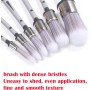 MZSX 6pcs Brocha de Pintar Redonda, brocha de Pintar para Paredes, brochas de Pintar para decoración de Paredes Juego de brochas