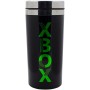 Taza de viaje XBOX - Termo oficial, mantiene bebidas calientes y frías, regalo para gamers, óptimo para viajes, 450ml (15 oz)