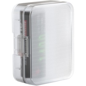 Rsgfent Práctico estuche de almacenamiento de batería para 2 baterías 18650 o 16340, protege y almacena tus baterías