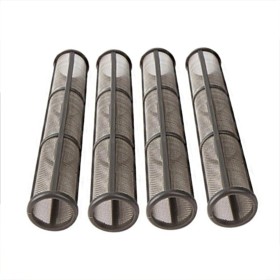 Alanmoship 4 filtros de colector de bomba de pintura sin aire 244071 244067 244068 largo vertical 30/60/100 malla de acero