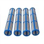 Alanmoship 4 filtros de colector de bomba de pintura sin aire 244071 244067 244068 largo vertical 30/60/100 malla de acero
