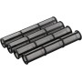 Alanmoship 4 filtros de colector de bomba de pintura sin aire 244071 244067 244068 largo vertical 30/60/100 malla de acero