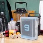 Caja de Almacenamiento de batería, Estuche de Almacenamiento de batería para cámara de Deporte Transparente de plástico