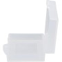 Caja de Almacenamiento de batería, Estuche de Almacenamiento de batería para cámara de Deporte Transparente de plástico