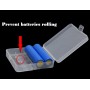 GTIWUNG 8 Piezas Caja de Batería de Plástico, Caja de Almacenamiento para Baterías y Baterías Recargables, Organizador para