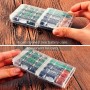 GTIWUNG 8 Piezas Caja de Batería de Plástico, Caja de Almacenamiento para Baterías y Baterías Recargables, Organizador para