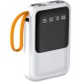 Caja de almacenamiento de batería 18650 para DIY Power Bank Shell exterior con función de linterna LED Pantalla LED No incluye