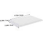 Uonlytech 4 Almohadillas De Repuesto Para Bordeadoras De Pintura Multifuncionales Para Esquinas y Bordes Fibra Química Fácil De