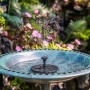 AISITIN Fuente Solar Jardin Exterior, Fuente Solar Flotante Bomba con 6 Boquillas para Baño de Pájaros, Estanque Acuario y