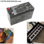 Li-Ion Caja de almacenamiento de batería 3x7 18650 Soporte para fuente de alimentación ininterrumpida UPS DIY Batería especial