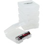 Ansmann Premium - Caja para hasta 4 Pilas Mignon AA o Micro AAA y baterías/Caja de Almacenamiento para protección y Transporte