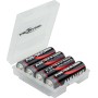 Ansmann Premium - Caja para hasta 4 Pilas Mignon AA o Micro AAA y baterías/Caja de Almacenamiento para protección y Transporte