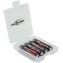 Ansmann Premium - Caja para hasta 4 Pilas Mignon AA o Micro AAA y baterías/Caja de Almacenamiento para protección y Transporte