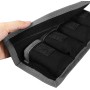 Selens 2 piezas DSLR batería caso titular bolsa de almacenamiento (4 bolsillos) gris para batería AA/AAA y LP-E6 LP-E8 LP-E10