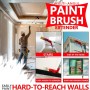 Soporte extensor de pincel multiángulo, barra de extensión de rodillo de pintura, rodillo de pintura extensible, mango de