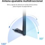 Mercusys MA30H - AC1300 Adaptador Wi-Fi Dual Band 5GHz/2.4GHz con Antena, para PC Desktop Laptop Tablet, Soporta Windows