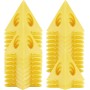 alwaiiz 30 soportes para pirámides, pirámides de pintor amarillo, mini conos para lienzo, puertas de armario, manualidades,