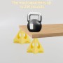 alwaiiz 30 soportes para pirámides, pirámides de pintor amarillo, mini conos para lienzo, puertas de armario, manualidades,