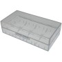 Impermeable transparente transparente de plástico duro de almacenamiento de la batería caja titular organizador para 18650/16340