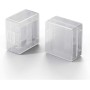 Qsvbeeqj Durability18350 - Caja de almacenamiento portátil rígida para batería 18350 para uso en exteriores