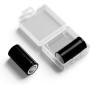 Qsvbeeqj Durability18350 - Caja de almacenamiento portátil rígida para batería 18350 para uso en exteriores