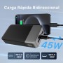 NOBIS Bateria Externa Movil 20000mah,PD3.0 45W Batería Portátil Carga Rápida,QC4.0 Power Bank con Pantalla LED para MacBook,