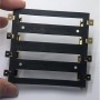 Wilgure 18650 - Soporte para batería (3 ranuras, 4 ranuras, 3 7 V, caja de almacenamiento de batería, paralelo o serie, con
