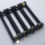 Wilgure 18650 - Soporte para batería (3 ranuras, 4 ranuras, 3 7 V, caja de almacenamiento de batería, paralelo o serie, con
