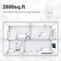 QLOCOM 2025 Nuevo Amplificador Señal WiFi 1200Mbps Repetidor WiFi, Banda Dual 5GHz y 2.4GHz WiFi Booster con WPS, Repetidor WiFi