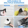 Flintronic Espátulas de Plástico, 6 Piezas Espátulas para Masilla Herramienta de Raspadores de Pintura, 1.5/2/3/4/6/8 Pulgadas