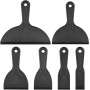 Flintronic Espátulas de Plástico, 6 Piezas Espátulas para Masilla Herramienta de Raspadores de Pintura, 1.5/2/3/4/6/8 Pulgadas