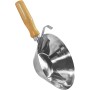 MZRAN Cubo multiusos de acero inoxidable para construcción, jardinería, construcciones, constructores, portátil, resistente,