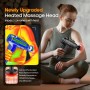 AERLANG Pistola de Masaje Muscular, Pistola Masajeadora Muscular Eléctrica Masajeador de Músculos de,Seis Cabezales Ajustables