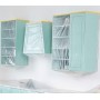 Lichi Paquete de 2 rollos de plástico para polvo autoadhesivos, láminas transparentes para decoración, película de