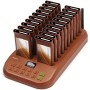 Retekess T116 Sistema de Llamadas, Buscapersonas Restaurante 45H Pager System Luz de 3 Colores 4 Modos de Llamada 998 Canales
