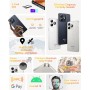 Ulefone Note 18 Ultra Teléfono Móvil Libre 5G 2024, Cámara 50MP+50MP+32MP, 12GB+256GB/SD-2TB Android 13 Moviles 5450mAh Batería