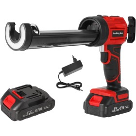 Pistola de silicona eléctrica para 18V,Batería 1500mAh,Pistola de silicona con LED,4 velocidades ajustables,Herramienta de