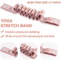 Correas para Yoga, Correa de Estiramiento de Piernas con 9 Bucles, Bandas Elásticas de Resistencia, Cinta de Yoga Estiramiento