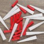 50 Pcs Boquillas de Silicona para Calafatear, incluidas 25 Puntas de Cartucho y 25 Tapas de Sellado de Cartuchos de Silicona